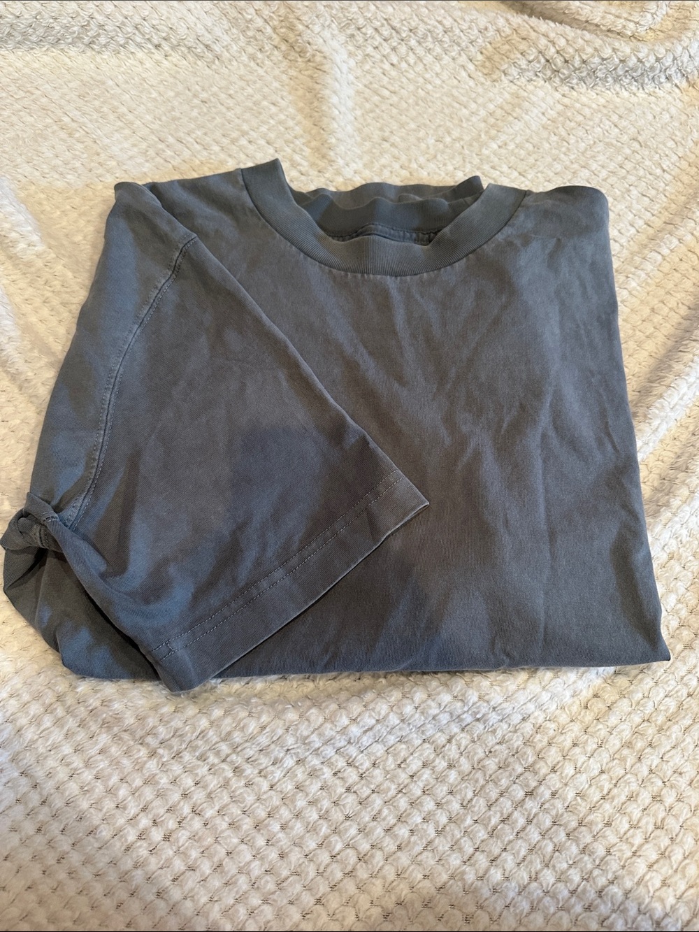 Hollister Boxy Tee in Charcoal Gray